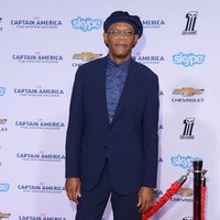 Samuel L. Jackson en el estreno de 'Capitán América: El Soldado de Invierno'