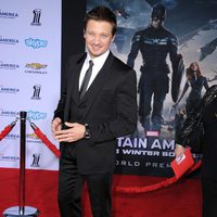 Jeremy Renner en el estreno de 'Capitán América: El Soldado de Invierno'