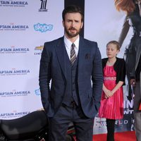 Chris Evans en el estreno de 'Capitán América: El Soldado de Invierno'