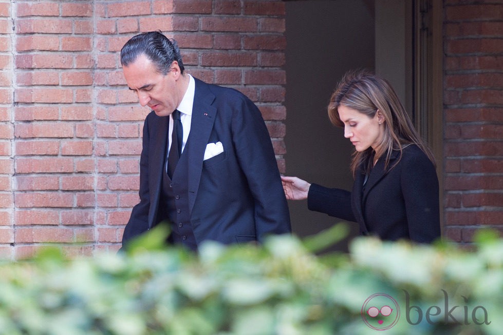 La Princesa Letizia apoya a Jaime de Marichalar tras la muerte de su madre