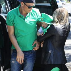 Fergie y Josh Duhamel celebran con su hijo Axl San Patricio 2014