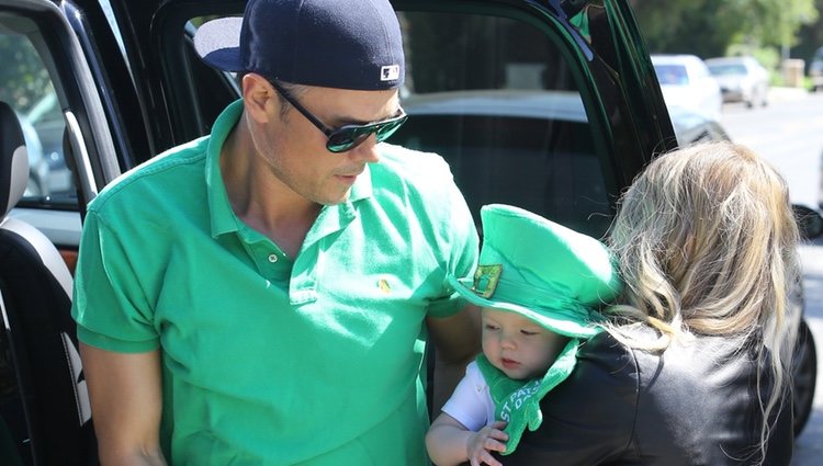 Fergie y Josh Duhamel celebran con su hijo Axl San Patricio 2014