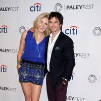 Ian Somerhalder y Maggie Grace en una fiesta de 'Perdidos' en la PaleyFest 2014