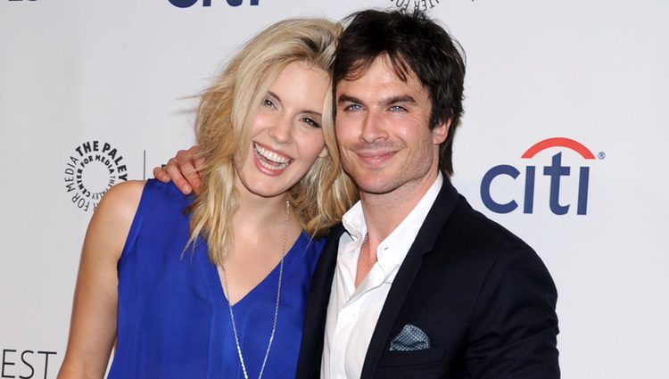 Ian Somerhalder y Maggie Grace en una fiesta de 'Perdidos' en la PaleyFest 2014