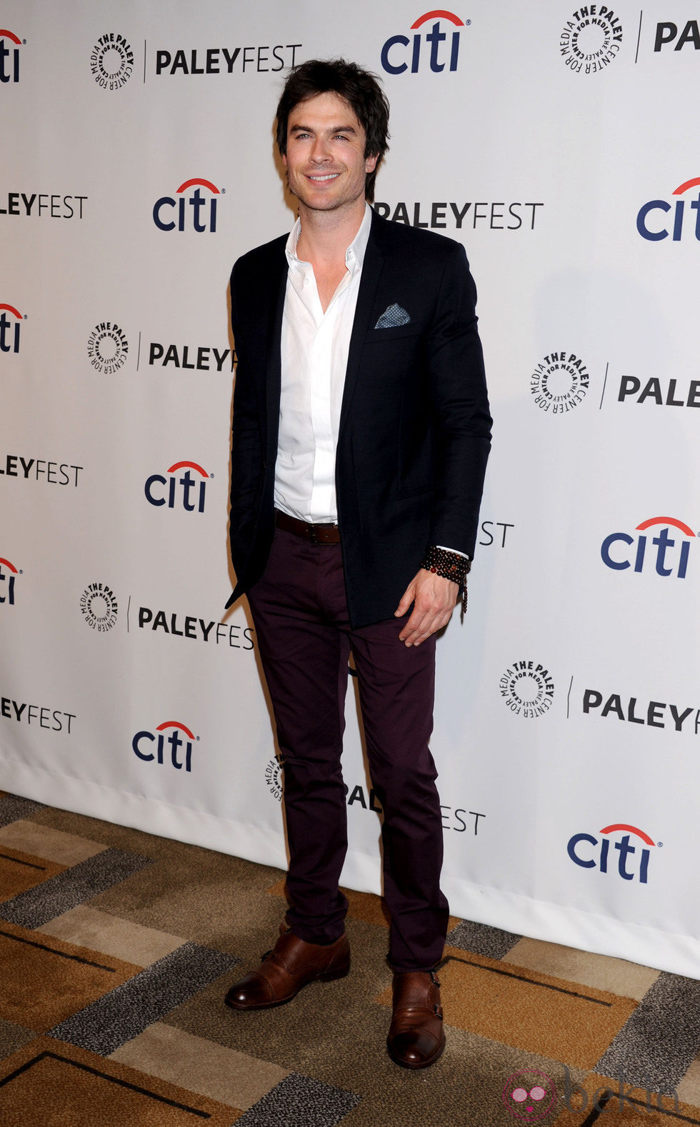 Ian Somerhalder en una fiesta de 'Perdidos' en la PaleyFest 2014