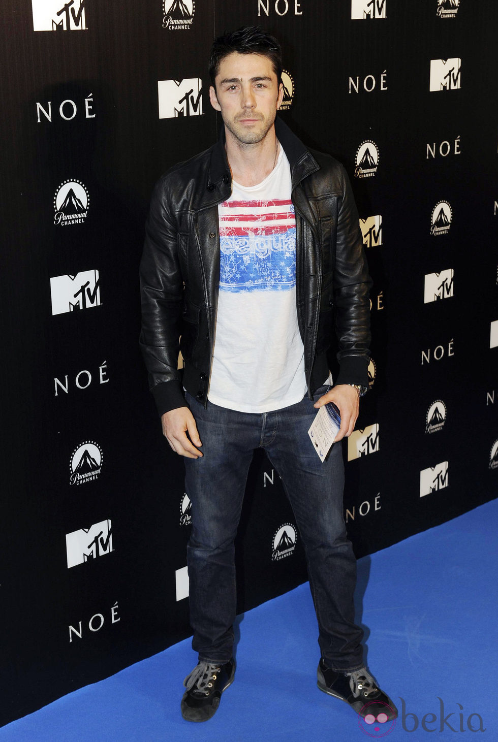 Rubén Sanz en el estreno de 'Noé' en Madrid