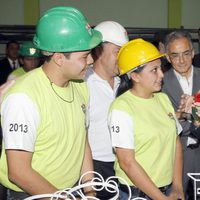 La Reina Sofía visita una escuela taller en Guatemala