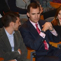 Los Príncipes Felipe y Letizia en el concierto 'Jóvenes con voz propia'