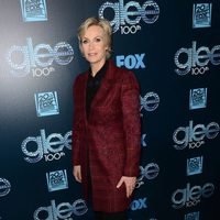 Jane Lynch en la fiesta del episodio 100 de 'Glee'