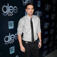 Mark Salling en la fiesta del episodio 100 de 'Glee'