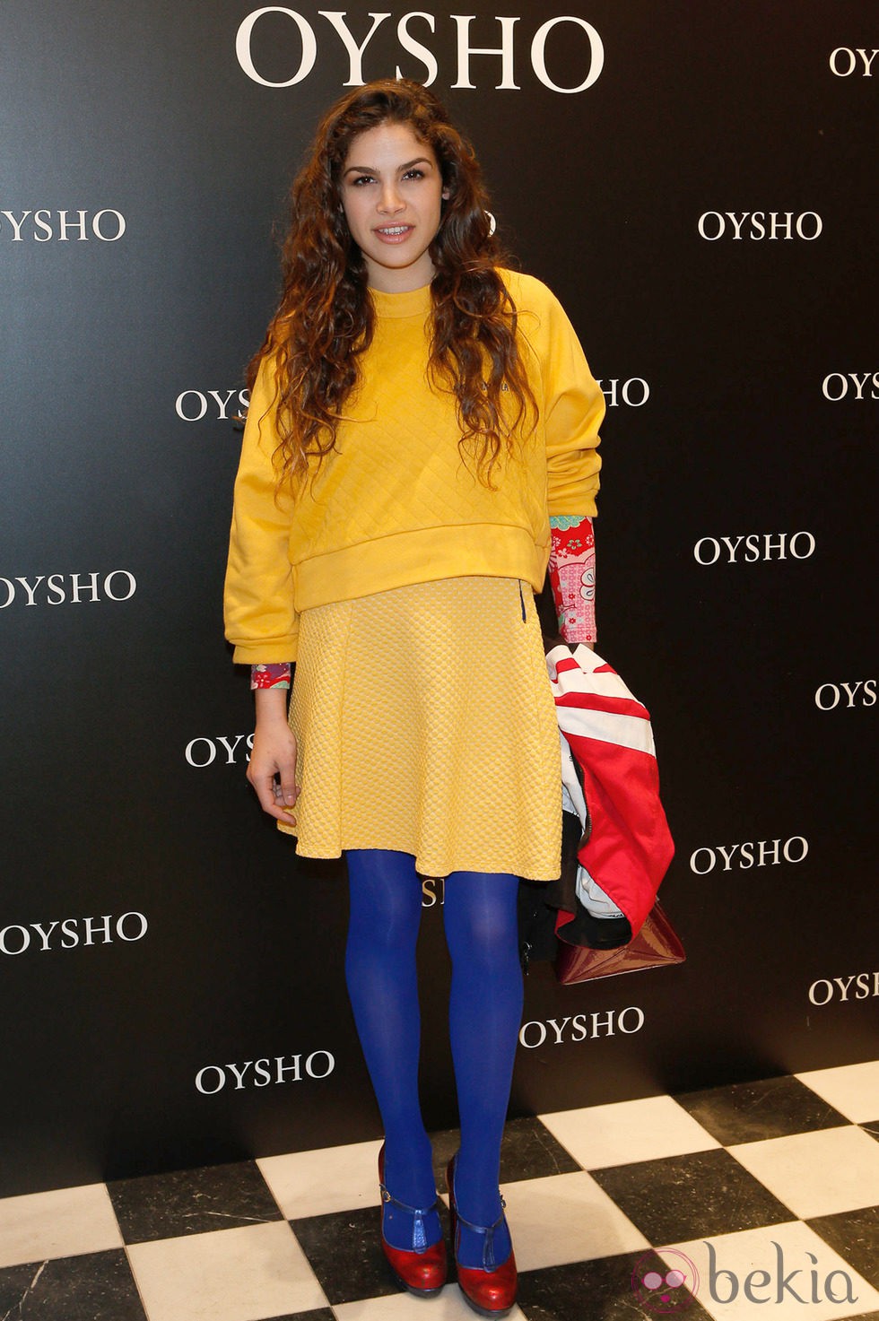 Cósima Ramírez en la presentación de la colección estival 2014 de Oysho