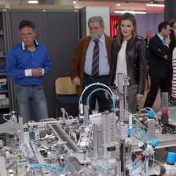 La Princesa de Asturias visitando las instalaciones del Centro Integrado de Formación Profesional de La Felguera