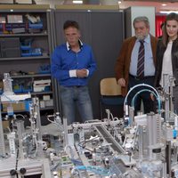 La Princesa de Asturias visitando las instalaciones del Centro Integrado de Formación Profesional de La Felguera