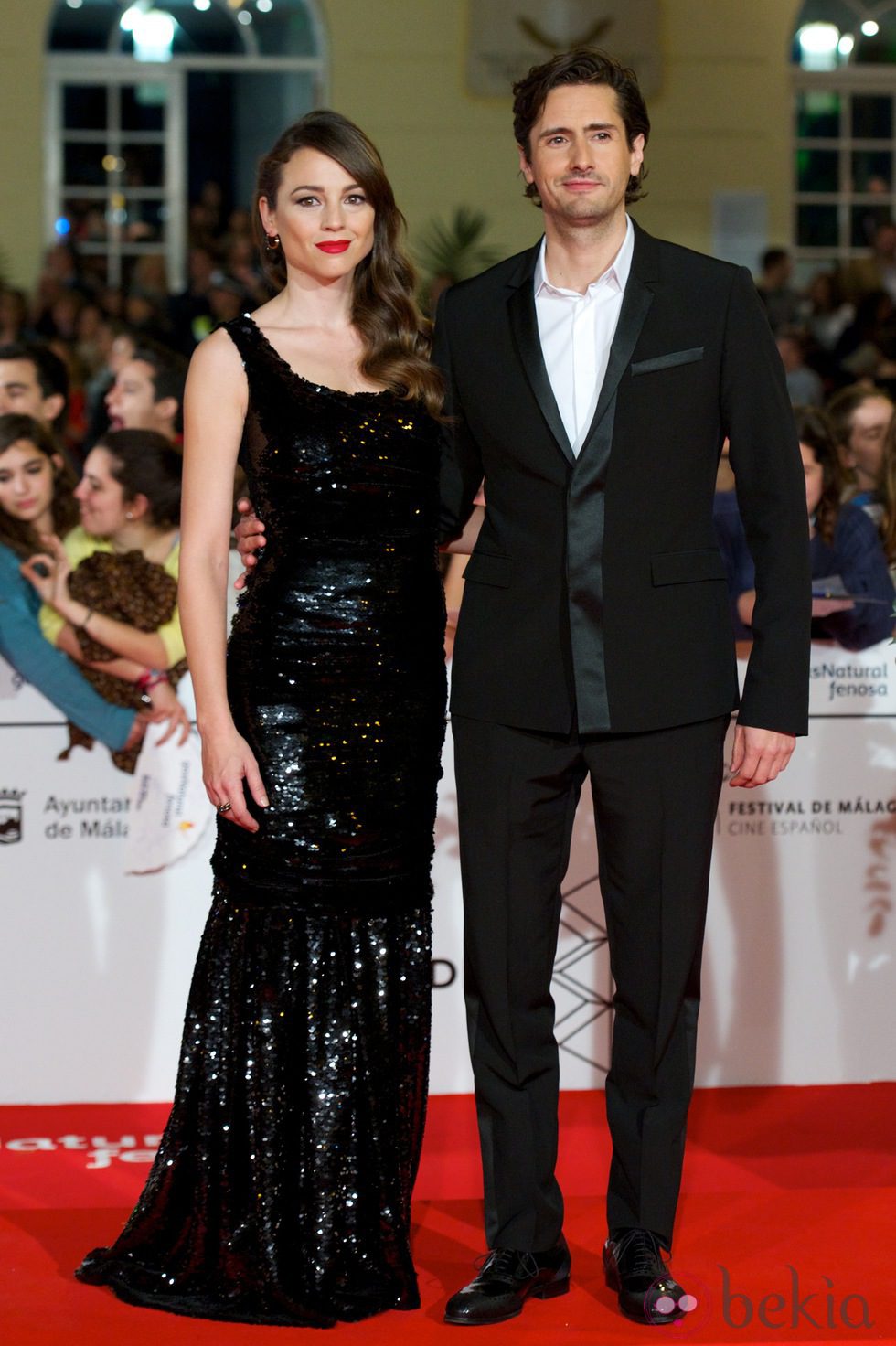 Leonor Watling y Juan Diego Botto en la apertura del Festival de Málaga 2014