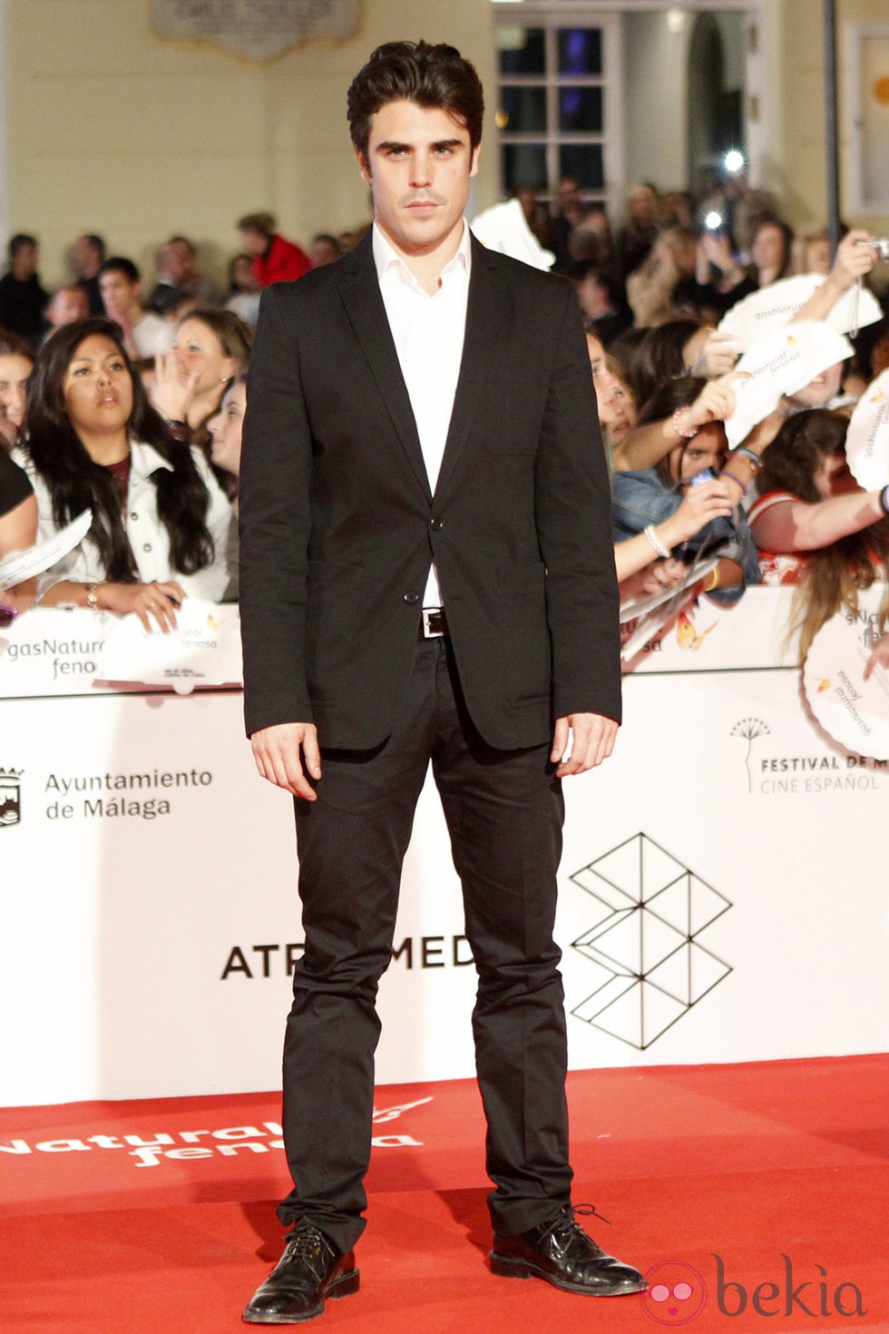 Javier Hernández en el estreno de 'Carmina y Amén' en el Festival de Málaga 2014