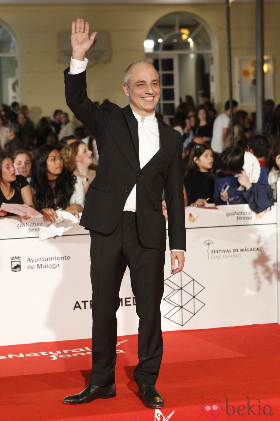 Pablo Berger en el estreno de 'Carmina y Amén' en el Festival de Málaga 2014