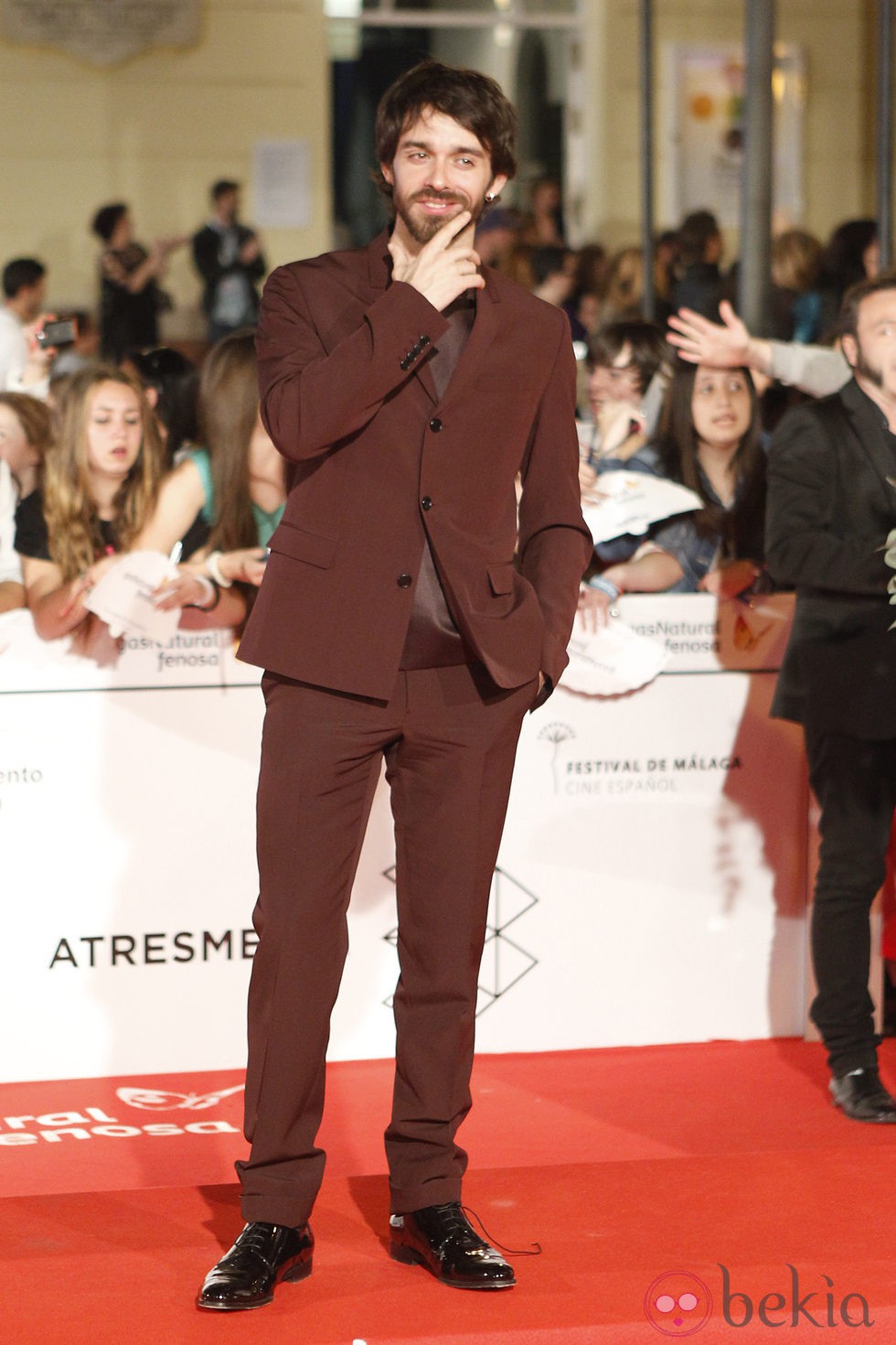 Alberto Amarilla en el estreno de 'Carmina y Amén' en el Festival de Málaga 2014