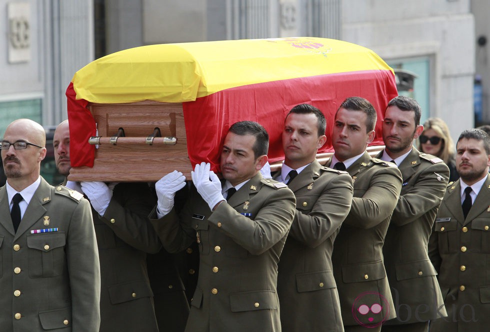 Los restos mortales de Adolfo Suárez llegan al Congreso de los Diputados