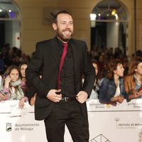 Antonio Molero en la entrega del Premio Málaga Sur 2014