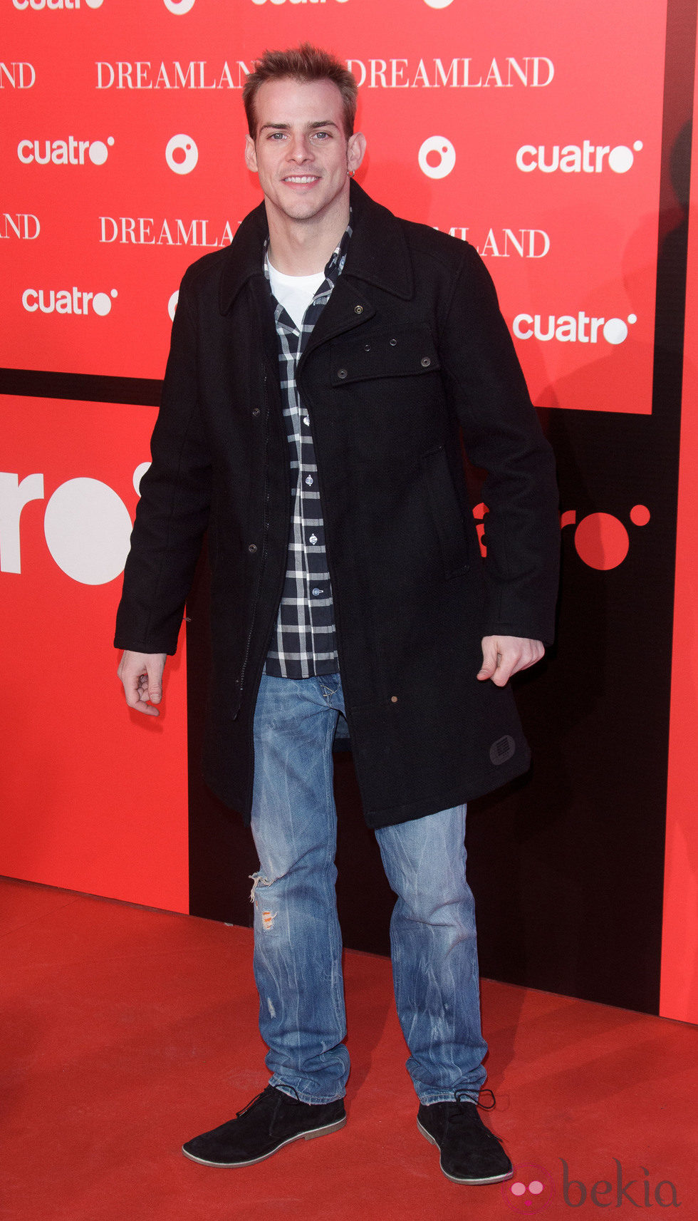 Álex Casademunt en la fiesta de presentación de 'Dreamland' en Madrid