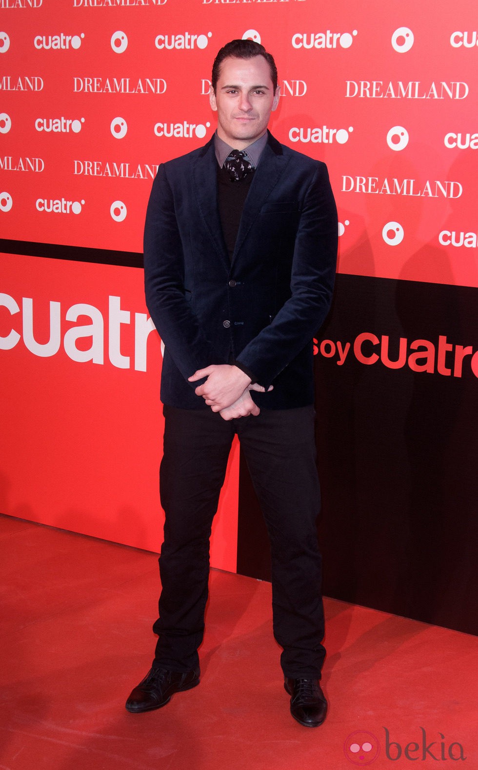 Asier Etxeandía en la fiesta de presentación de 'Dreamland' en Madrid