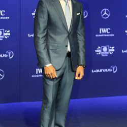 Lewis Hamilton en los Premios Laureus 2014