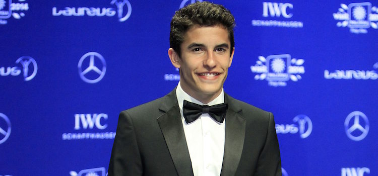 Marc Márquez en los Premios Laureus 2014