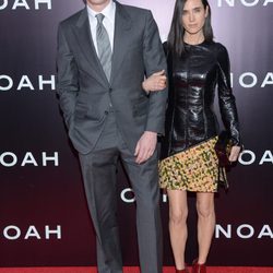 Paul Bettany y Jennifer Connelly en el estreno de 'Noé' en Nueva York