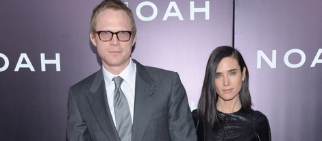 Paul Bettany y Jennifer Connelly en el estreno de 'Noé' en Nueva York