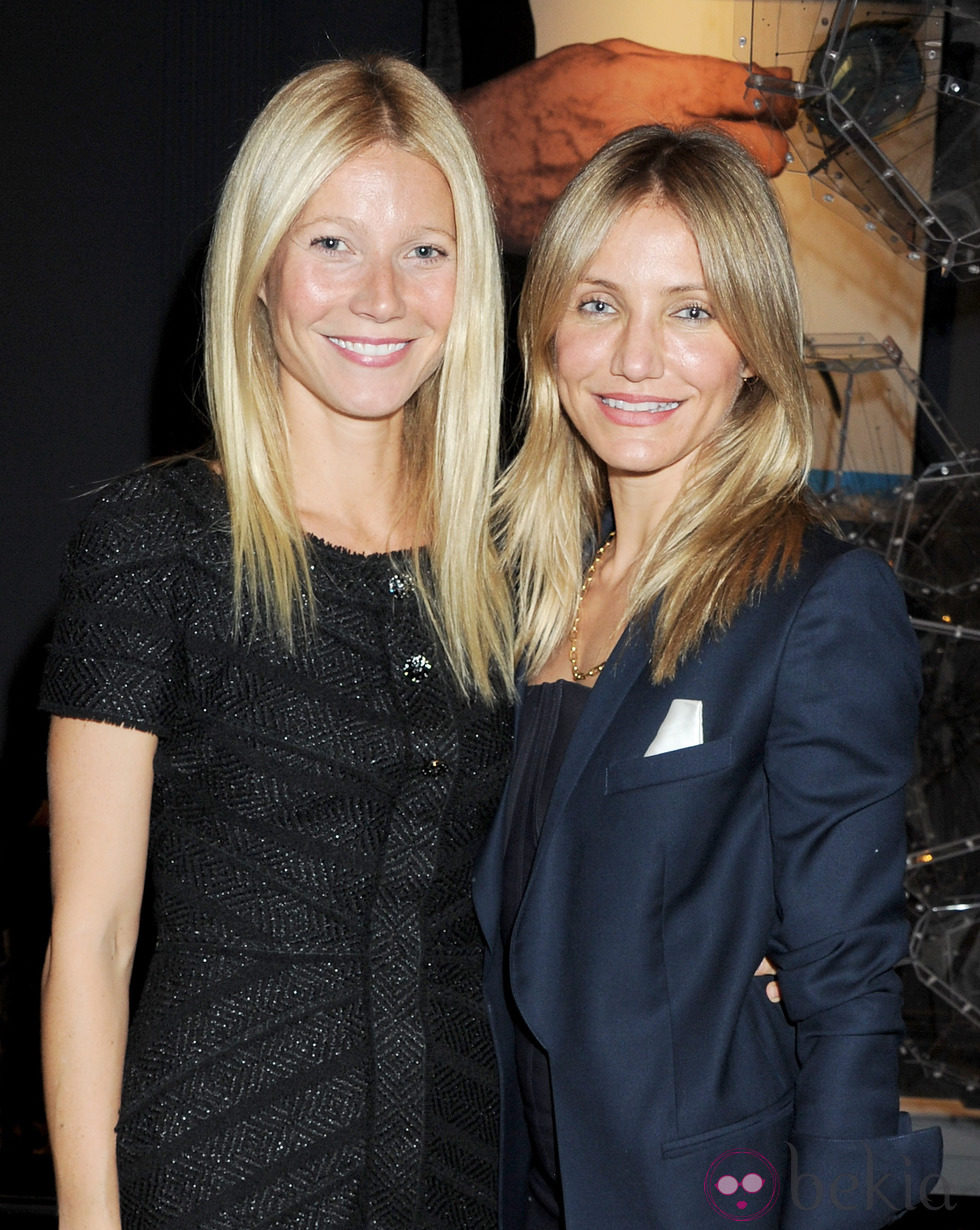 Gwyneth Paltrow y Cameron Diaz en el almuerzo de Mayfair