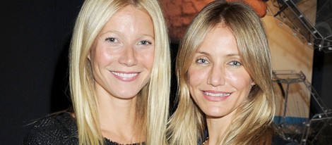 Gwyneth Paltrow y Cameron Diaz en el almuerzo de Mayfair