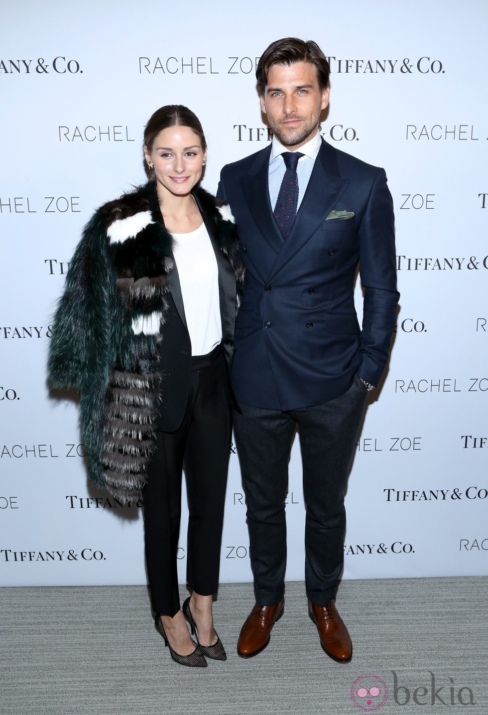 Olivia Palermo y Johannes Huebl en la presentación del libro de Rachel Zoe