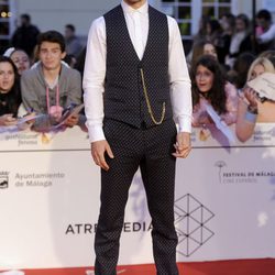 Joel Bosqued en la gala de clausura del Festival de Málaga 2014