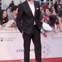 Javier Pereira en la gala de clausura del Festival de Málaga 2014