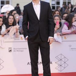 Luis Fernández en la gala de clausura del Festival de Málaga 2014