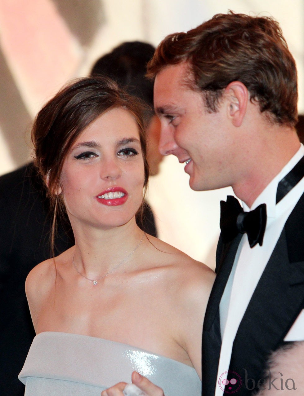 Carlota Casiraghi y su hermano Pierre en el Baile de la Rosa de Mónaco 2014