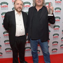 Brian Cox y Paul Greengrass en los Premios Empire 2014