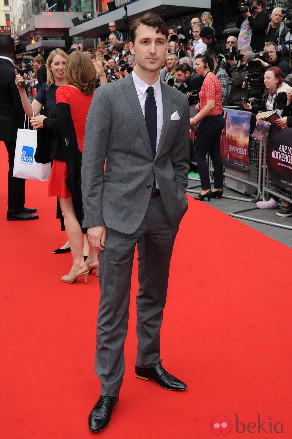 Ben Lloyd en la premiere de 'Divergente' en Londres