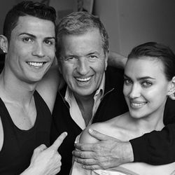 Cristiano Ronaldo e Irina Shayk con Mario Testino para Vogue España