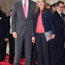 Los Príncipes Felipe y Letiza en la inauguración de Alimentaria 2014