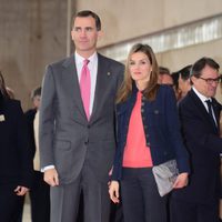 Los Príncipes Felipe y Letiza en la inauguración de Alimentaria 2014