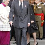 El Rey Juan Carlos en el funeral de Estado de Adolfo Suárez