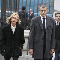 Rosa Díez y Toni Cantó en el funeral de Estado de Adolfo Suárez