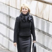 Esperanza Aguirre en el funeral de Estado de Adolfo Suárez