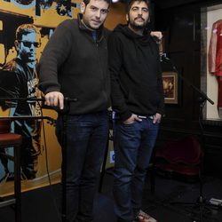 José y David Muñoz, Estopa, en la presentación de su gira 'A solas'