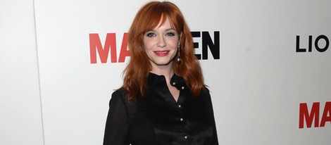 Christina Hendricks en el estreno de la última temporada de 'Mad Men'