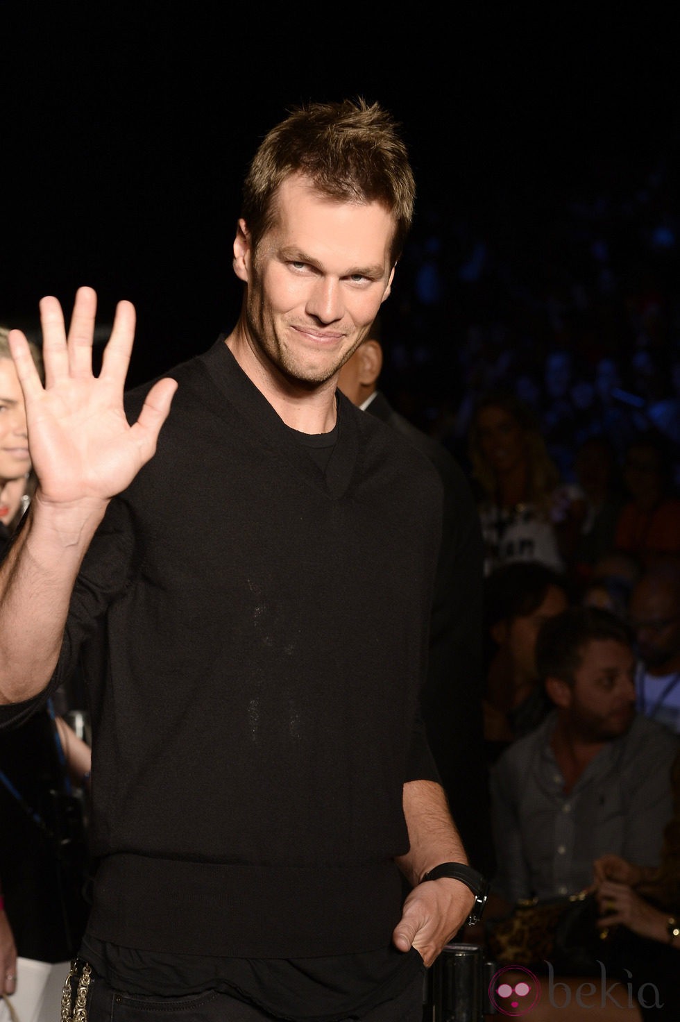 Tom Brady en el desfile de Colcci de la Semana de la Moda de Sao Paulo