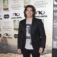 Toño Sanchís en la presentación del libro 'Matar a Leonardo da Vinci'