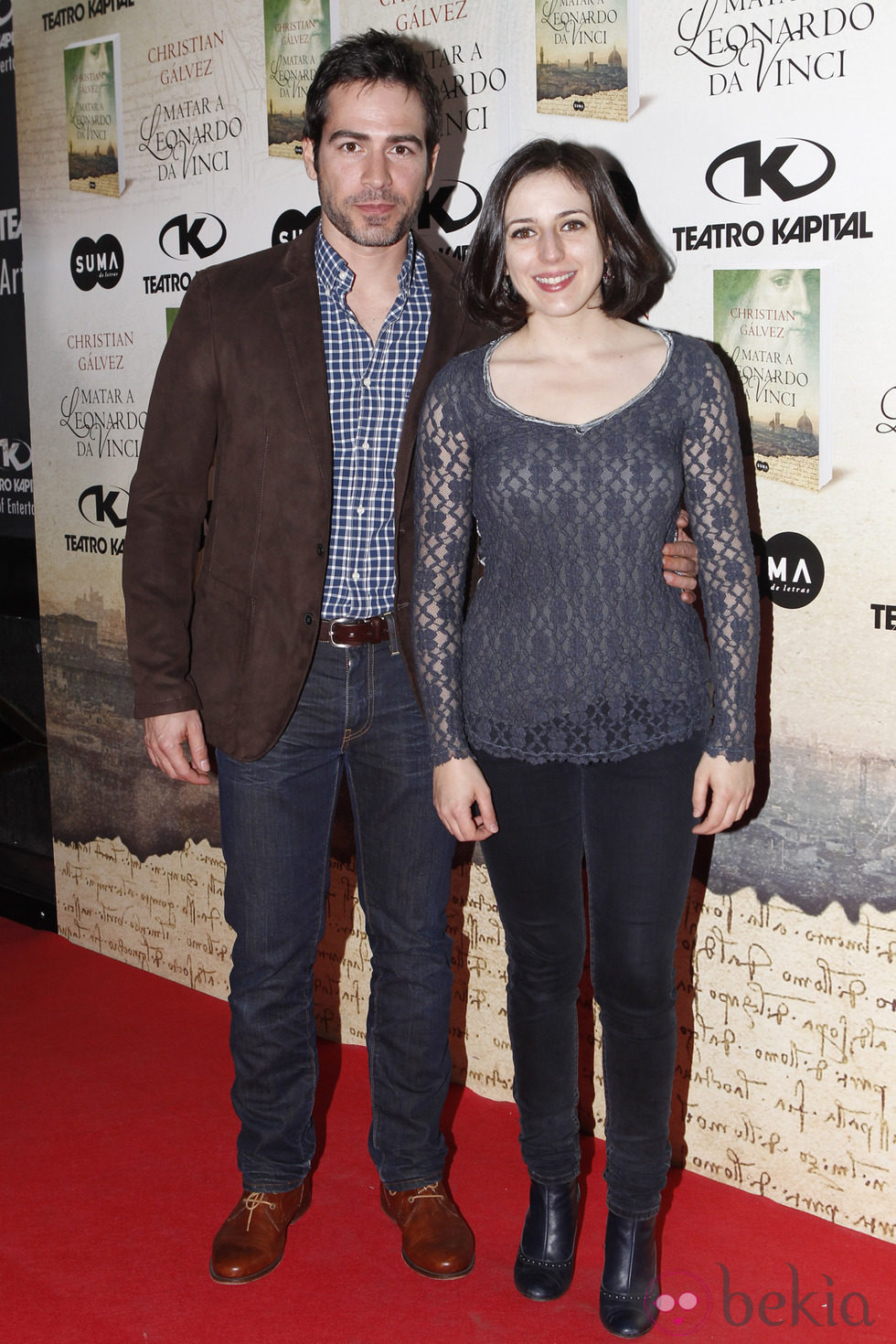 Alejandro Tous y Ruth Nuñez en la presentación del libro 'Matar a Leonardo da Vinci'