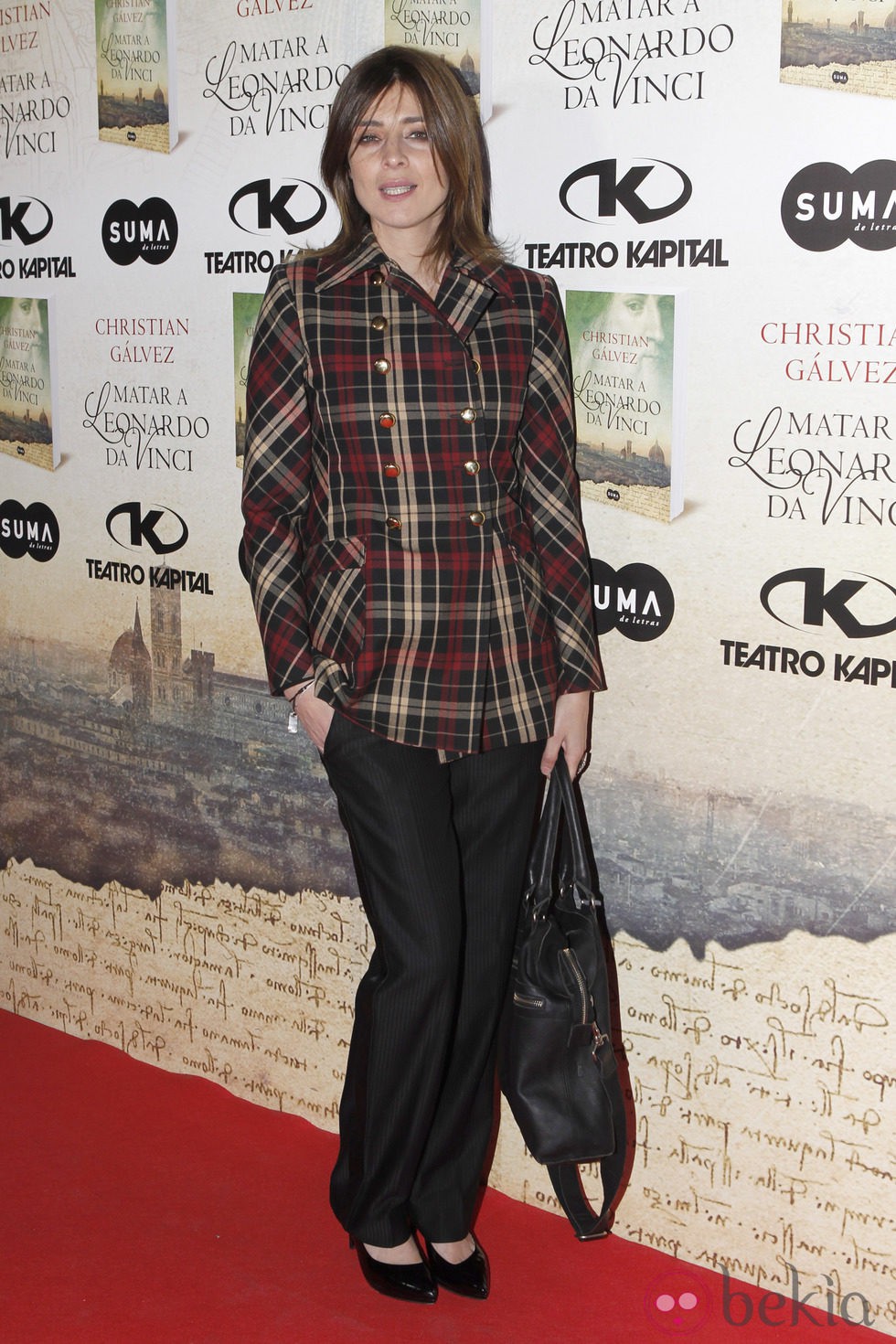 Sandra Barneda en la presentación del libro 'Matar a Leonardo da Vinci'